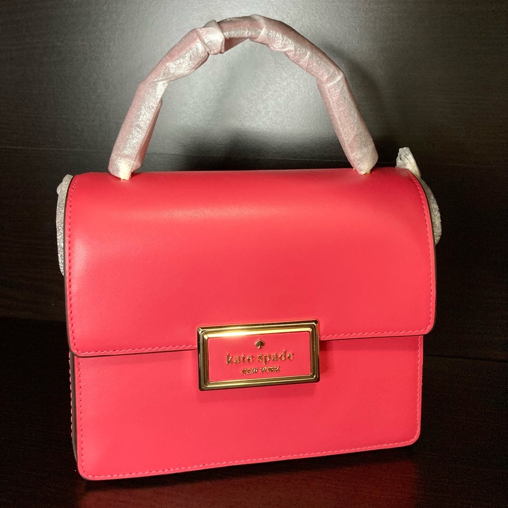 π NWT Kate Spade β οΈ π Pink Reegan leather tote with strap